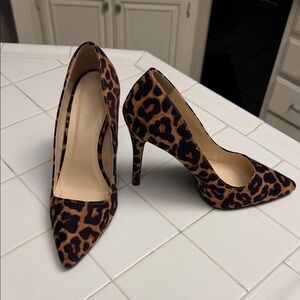 Charlotte Russe Animal Print Heels